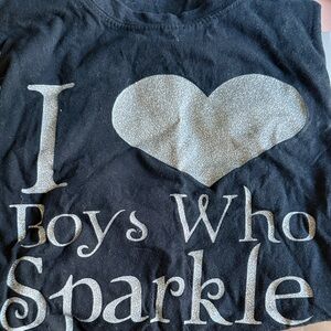 Vintage Twilight Black 'Boys Who Sparkle' Women’s Shirt